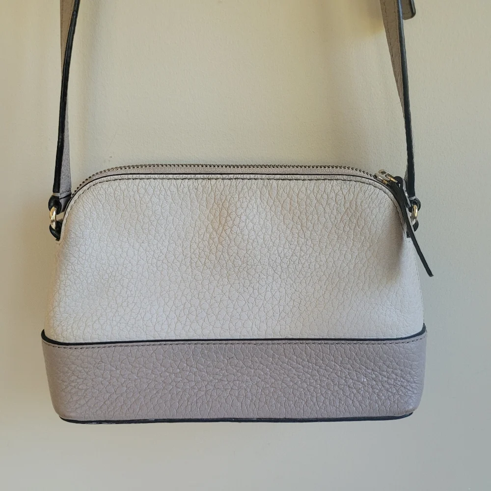 Kate Spade Bay Street Cream White Leather Crossbody Bag